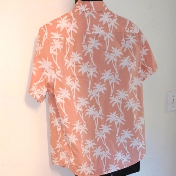 Goodfellow & Co Orange and White Casual Button Down Shirt, XL - Picture 8 of 9